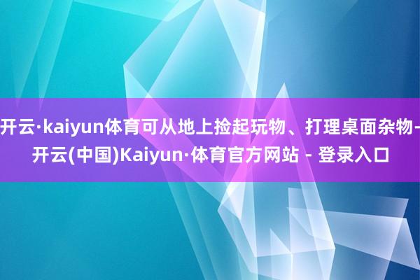 开云·kaiyun体育可从地上捡起玩物、打理桌面杂物-开云(中国)Kaiyun·体育官方网站 - 登录入口